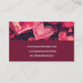 visitekaartje met rood hart (Achterkant)