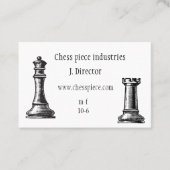 Visitekaartje met schaafkop (Voorkant)