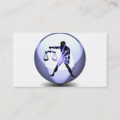 Visitekaartje met slibsymbool  (Achterkant)