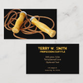 Visitekaartje met springen (Voorkant / Achterkant)