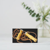 Visitekaartje met springen (Staand voorkant)