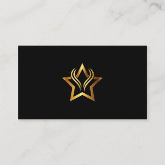 Visitekaartje met sterren logo