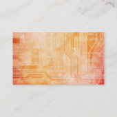 visitekaartje met technische stijl (Achterkant)