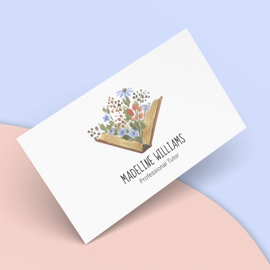 Visitekaartje met Tutor QR-code