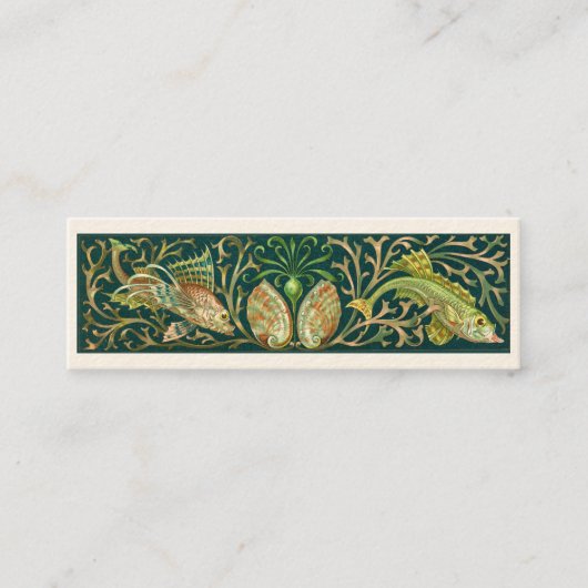  Visitekaartje met tweelingvisserij (Voorkant)