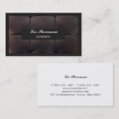 Visitekaartje met upholsterer (Voorkant / Achterkant)