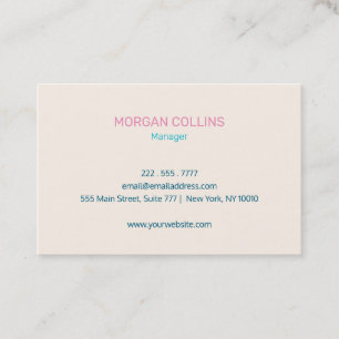 Visitekaartje met uw logo