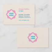 Visitekaartje met uw logo (Voorkant / Achterkant)