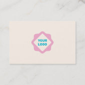 Visitekaartje met uw logo (Achterkant)