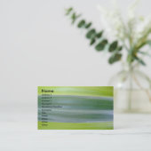 Visitekaartje met variabel leder (Staand voorkant)