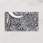 visitekaartje met versiering (Achterkant)