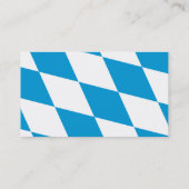 Visitekaartje met vlag van Beieren (Achterkant)
