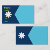 Visitekaartje met vlag van Minnesota (Voorkant / Achterkant)