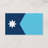 Visitekaartje met vlag van Minnesota (Achterkant)