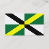 Visitekaartje met vlag van Monterey, Californië (Achterkant)