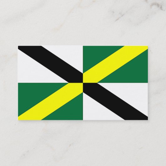 Visitekaartje met vlag van Monterey, Californië (Achterkant)