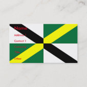 Visitekaartje met vlag van Monterey, Californië (Voorkant)