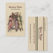 Visitekaartje met vliegtuig (Voorkant / Achterkant)