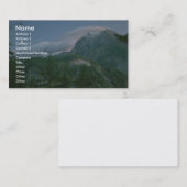 Visitekaartje met volledige kleurachtergrond (Voorkant / Achterkant)