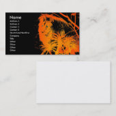 Visitekaartje met vuurleeuw (Voorkant / Achterkant)