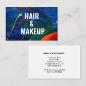 Visitekaartje met waterverf achtergrond (Voorkant / Achterkant)