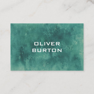 Visitekaartje met waterverf textuur.