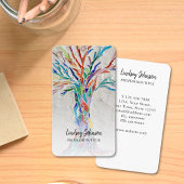 Visitekaartje met winstoogmerk