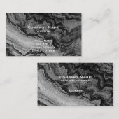 Visitekaartje met witte graniet (Voorkant / Achterkant)