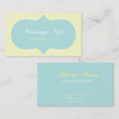 Visitekaartje met zoete elegant (Voorkant / Achterkant)