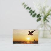 visitekaartje met zonnezonde (Staand voorkant)