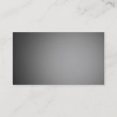 Visitekaartje met zwarte rode streep, aantrekkelij (Achterkant)