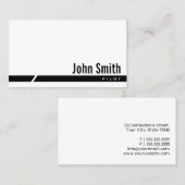 Visitekaartje met zwarte streep (Voorkant / Achterkant)
