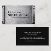 VISITEKAARTJE METAALBEDRIJFSLEVEN (Voorkant / Achterkant)