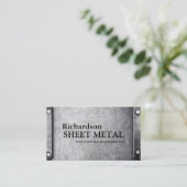 VISITEKAARTJE METAALBEDRIJFSLEVEN (Staand voorkant)