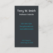 Visitekaartje microscoop (Achterkant)