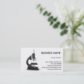 Visitekaartje microscoop (Staand voorkant)