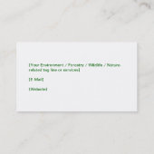 Visitekaartje milieuthema (Achterkant)