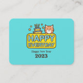 visitekaartje minikalender 2023 (Voorkant)