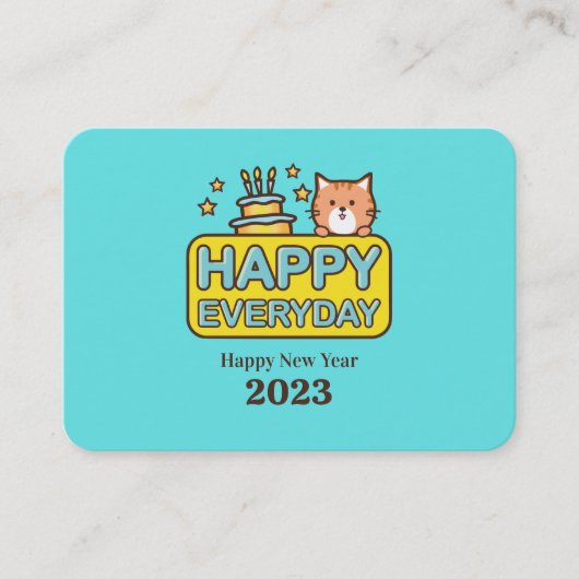 visitekaartje minikalender 2023 (Voorkant)