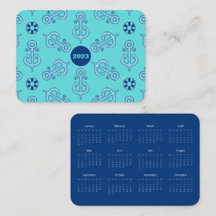 visitekaartje minikalender 2023