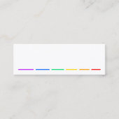 Visitekaartje Minimale verklaring (Voorkant)