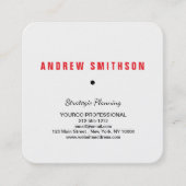 Visitekaartje minimalistisch aangepast Sjabloon mo (Voorkant)