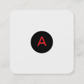 Visitekaartje minimalistisch aangepast Sjabloon mo (Achterkant)