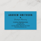 Visitekaartje minimalistisch aangepast Sjabloon mo (Voorkant)