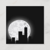 Visitekaartje minimalistisch - Aangepast - Zwarte  (Achterkant)