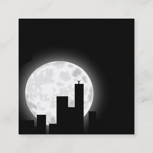 Visitekaartje minimalistisch - Aangepast - Zwarte 