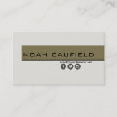 Visitekaartje Minimalistisch aangepaste Sjabloon (Voorkant)