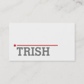 Visitekaartje minimalistisch aangepaste Sjabloon M (Achterkant)