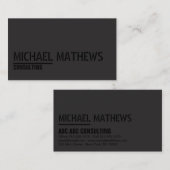 Visitekaartje minimalistische aangepaste Sjabloon  (Voorkant / Achterkant)