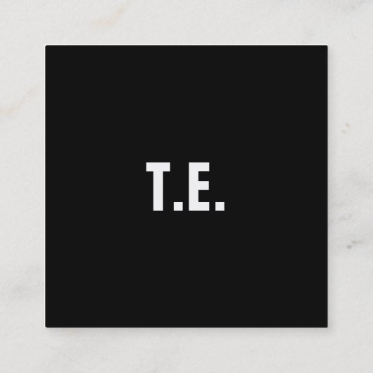 Visitekaartje minimalistische aangepaste Sjabloon (Achterkant)